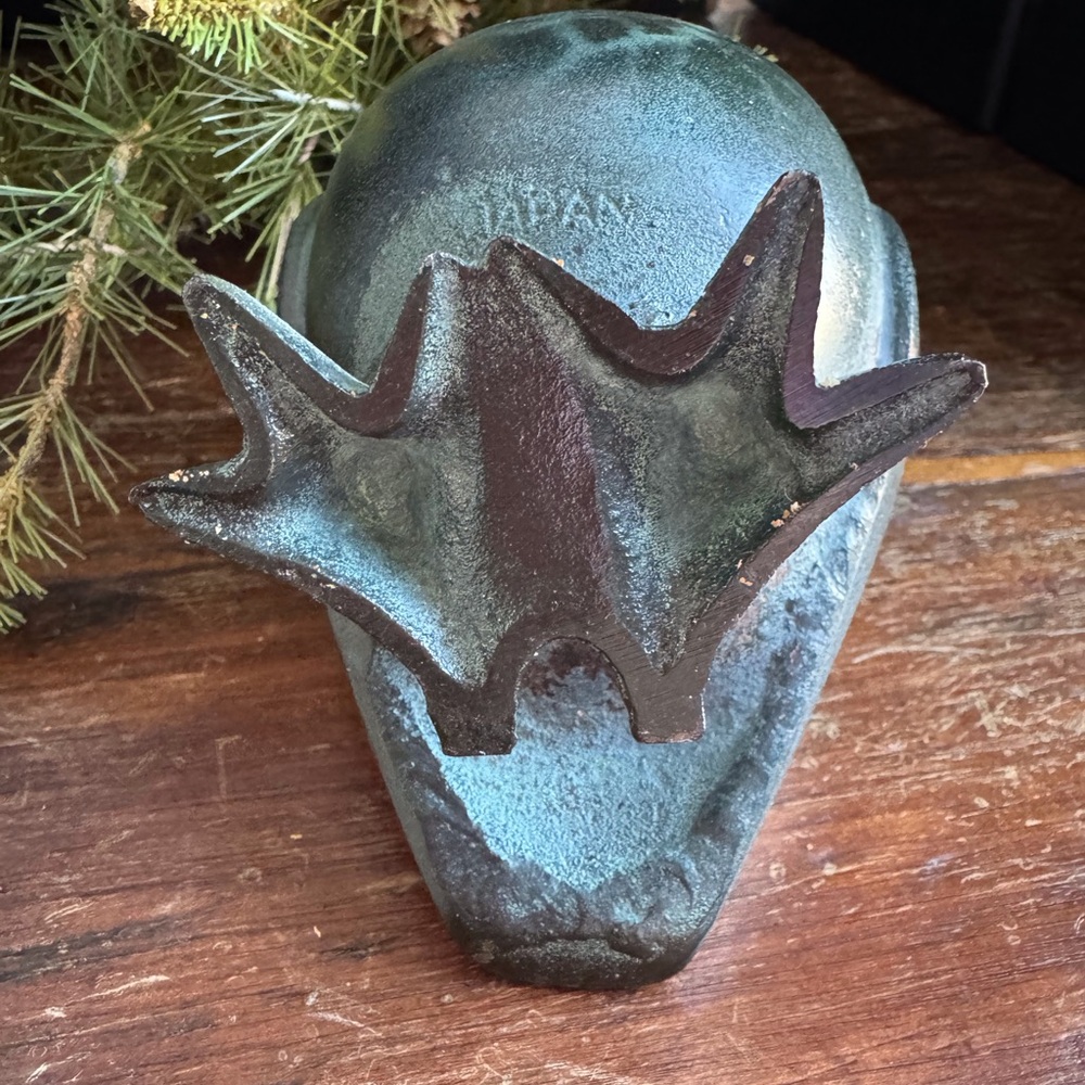 Antique Japanese Hook Nose Owl Censer Lantern - Picture 7 of 10